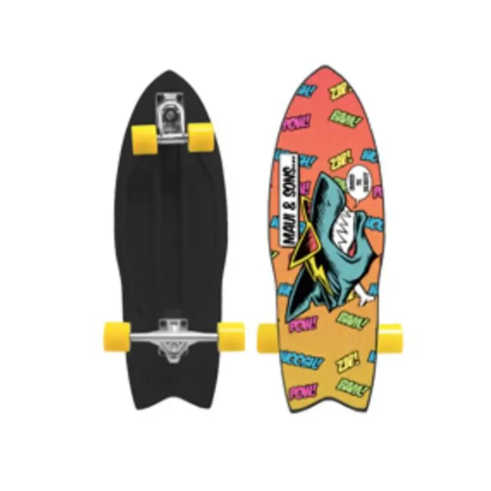 Caster-Surf-board-Bone-Head