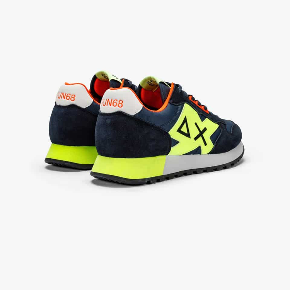 JAKI FLUO - Navy Blue — סניקרס לגברים