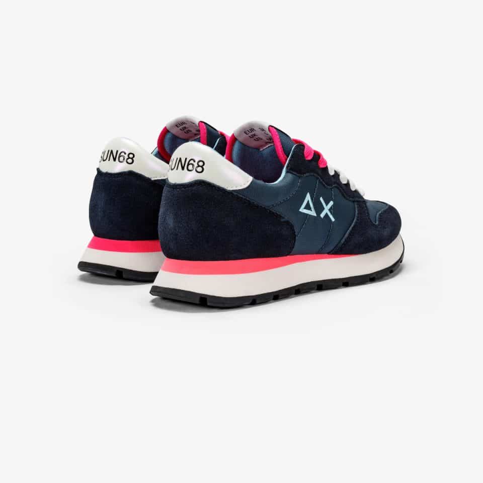 ALLY SOLID NYLON - Navy Blue — סניקרס לנשים