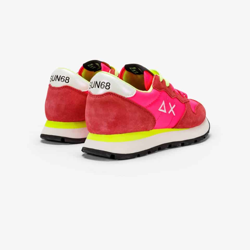 ALLY SOLID NYLON - Fuchsia — סניקרס לנשים