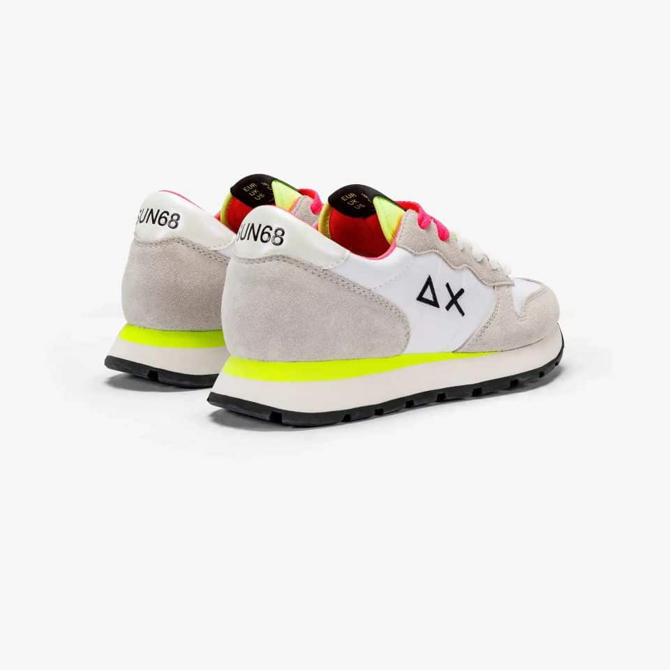 ALLY SOLID NYLON - White — סניקרס לנשים