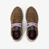 ALLY SOLID NYLON - Dark brown — סניקרס לנשים
