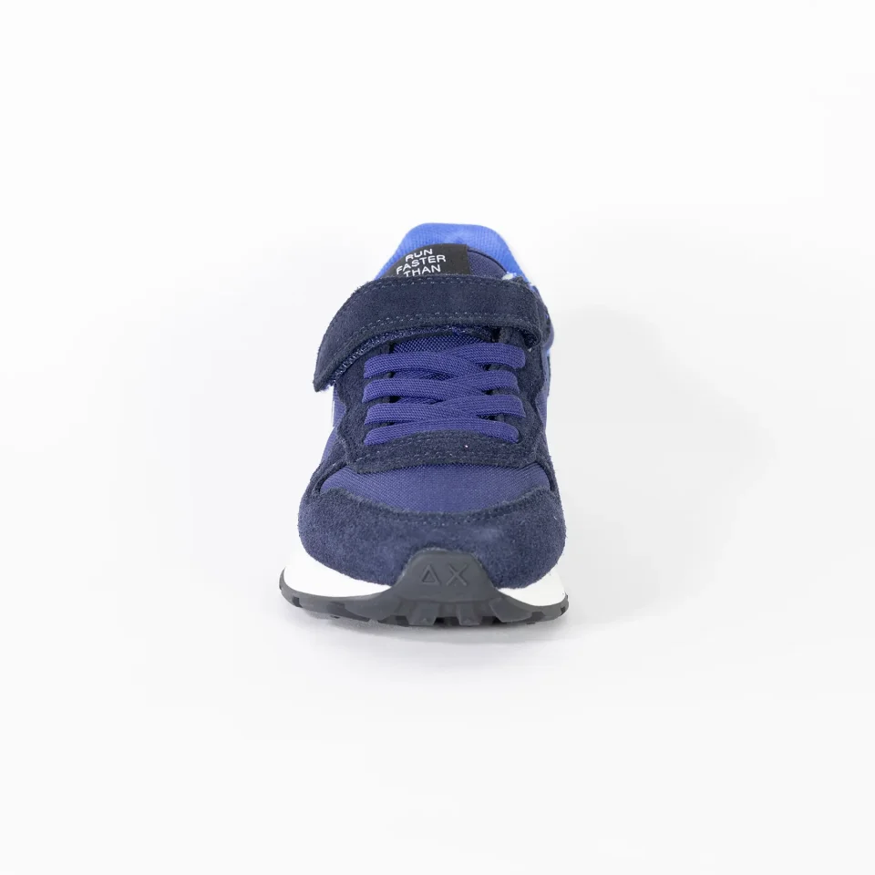 סניקרס לבנים TOM SOLID NYLON | כחול
