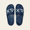 SLIPPERS LOGO NAVY BLUE — כפכפים לגברים
