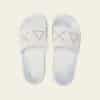 כפכפים לנשים SLIPPERS LOGO | לבן