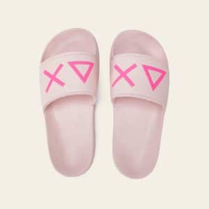 SLIPPERS LOGO PINK — כפכפים לנשים