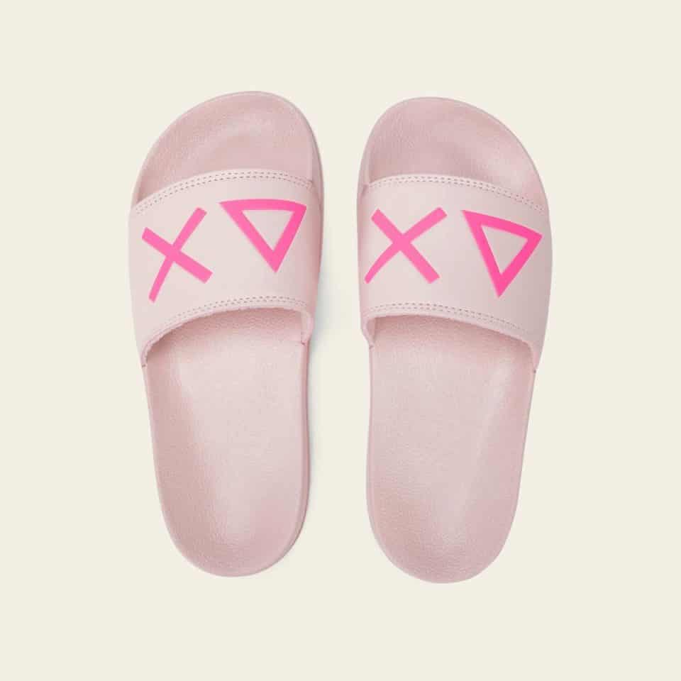 SLIPPERS LOGO PINK — כפכפים לנשים
