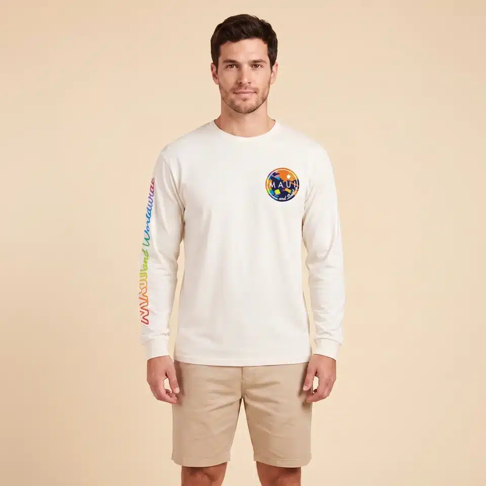 Worldwide Surf WHITE MAUI AND SONS על דוגמן