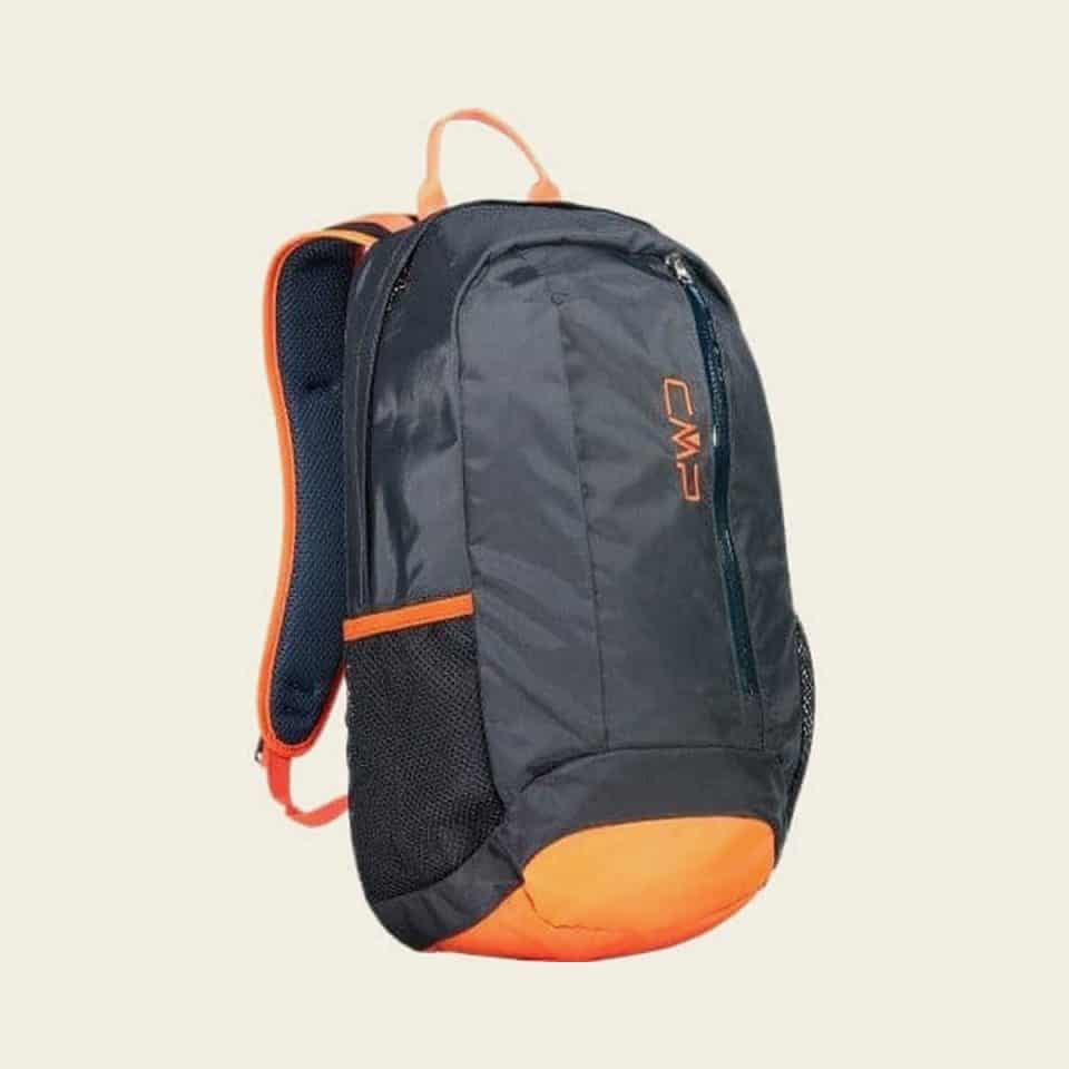 REBEL 18L — תיק גב יומי — אפור-כתום